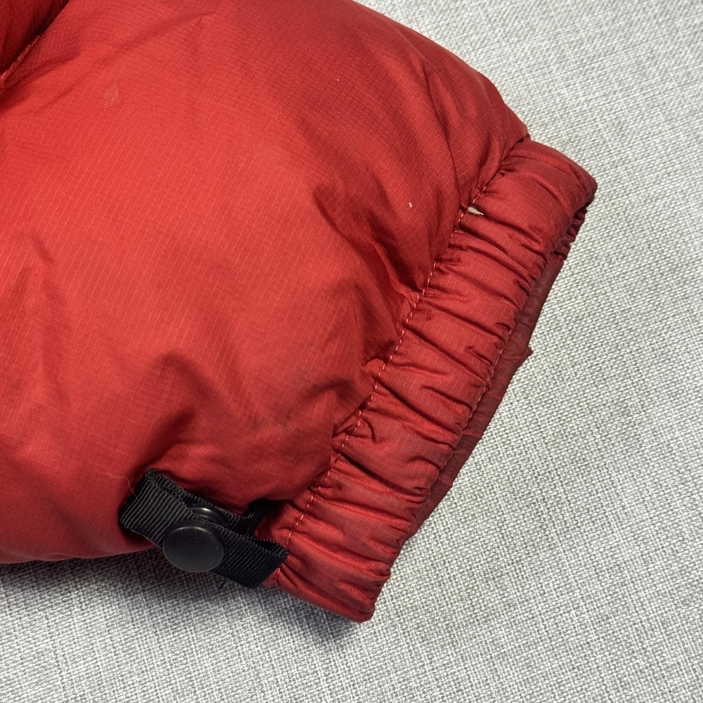 The North Face Puffer Jacket Mens Large Red Hooded 700 Fill Down Insulated - Picture 16 of 16